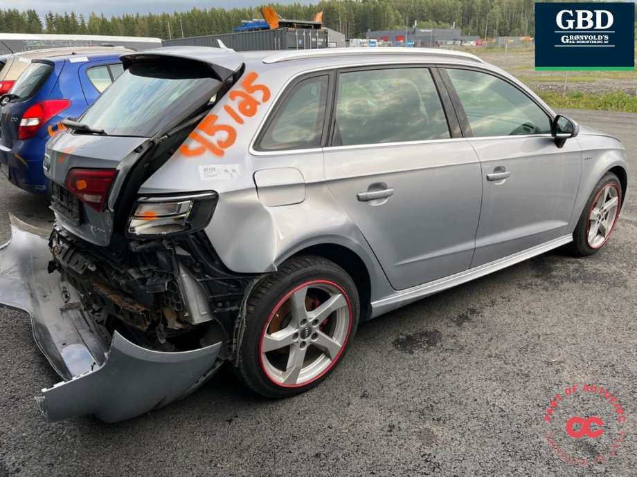 Audi A3 2016-2020 (Type III, Fase 2) , Motorkode: CUKB, Girkassekode: SBZ