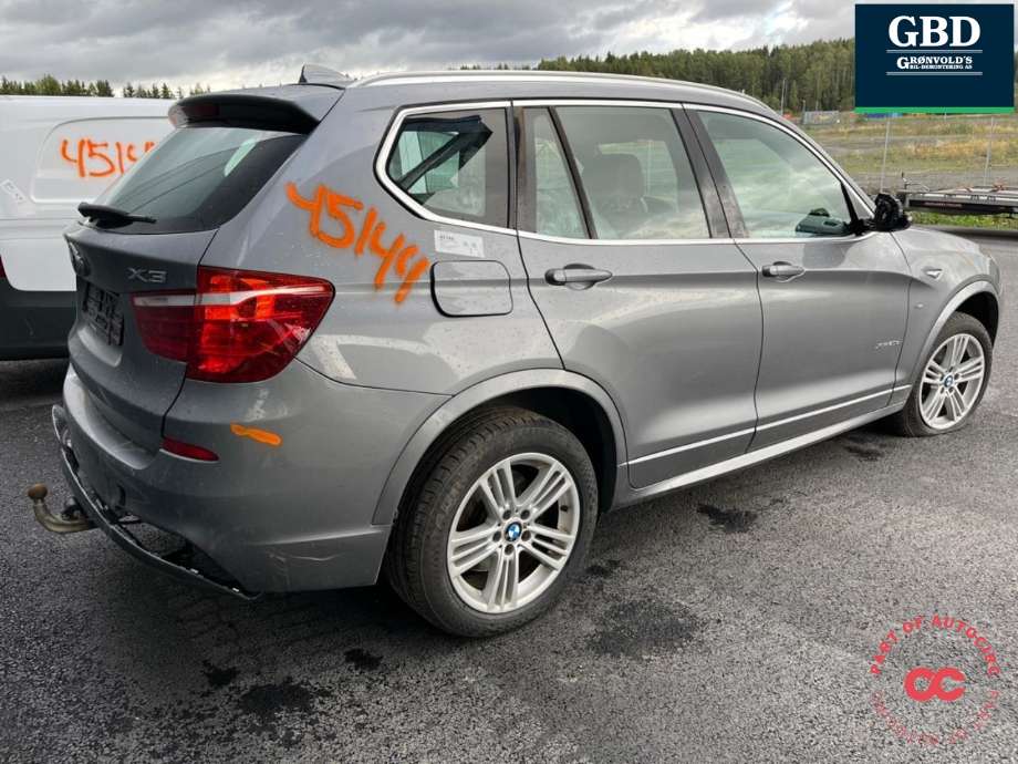 BMW X3 2010-2017 (F25) (F25), Motorkode: B47D20A, Girkassekode: 24 00 8 486 836