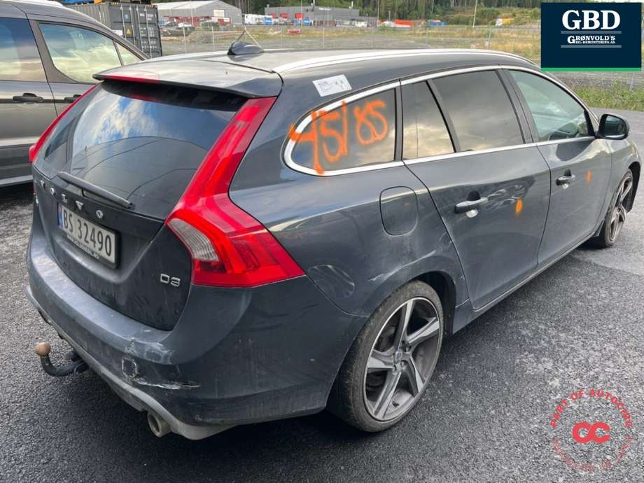 Volvo V60 2010-2013 (Type I, Fase 1) delebil , Motorkode: D5204T3, Girkassekode: 36051015