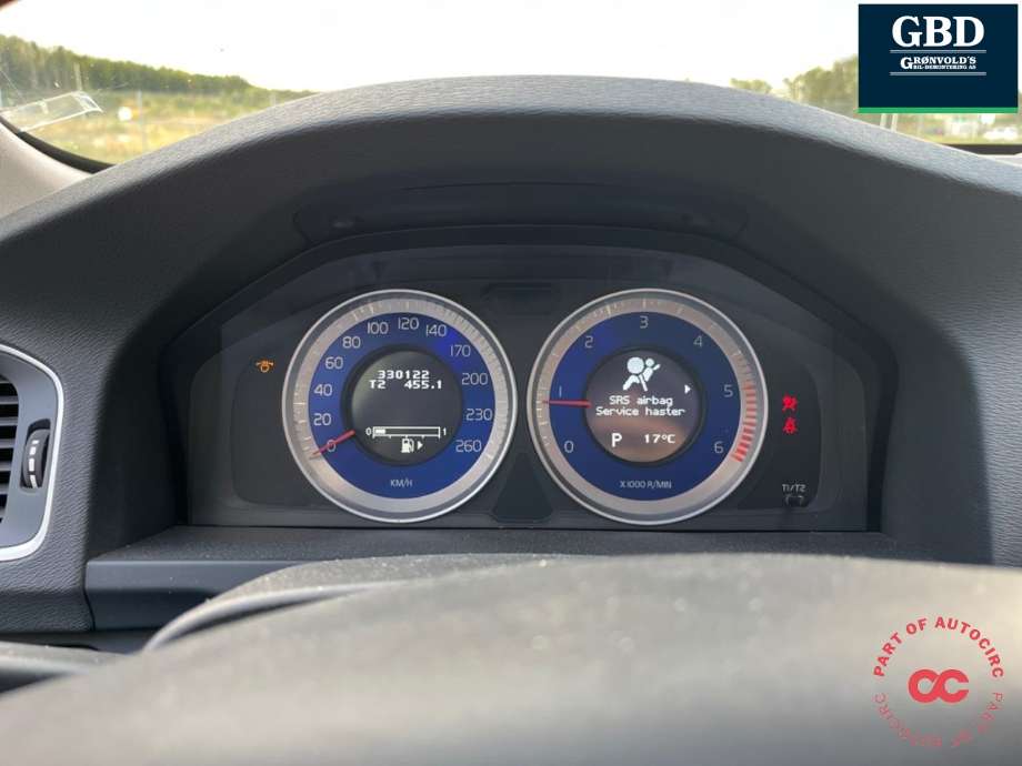 Volvo V60 2010-2013 (Type I, Fase 1) delebil , Motorkode: D5204T3, Girkassekode: 36051015