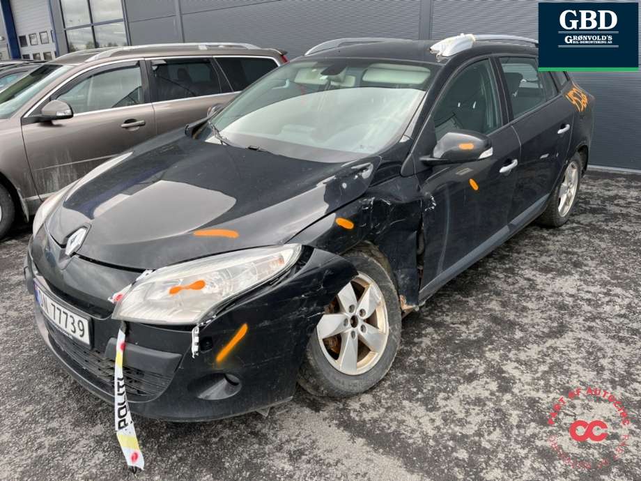 Renault Megane 2009-2016 Type III , Motorkode: K9K N8, Girkassekode: 8201210927