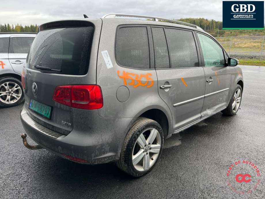VW Touran 2010-2015 (Type I, Fase 3) , Motorkode: CFHC, Girkassekode: MSV