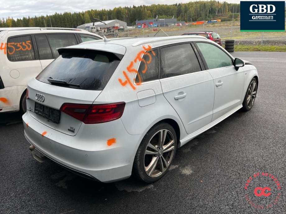 Audi A3 2012-2016 (Type III, Fase 1) , Motorkode: CRLB, Girkassekode: PGS