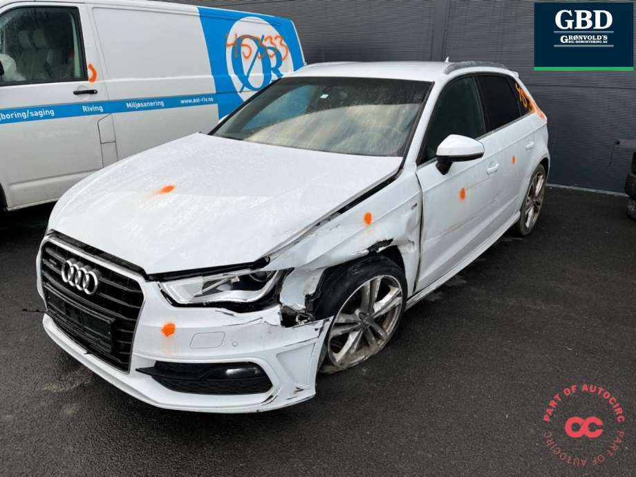 Audi A3 2012-2016 (Type III, Fase 1) , Motorkode: CRLB, Girkassekode: PGS