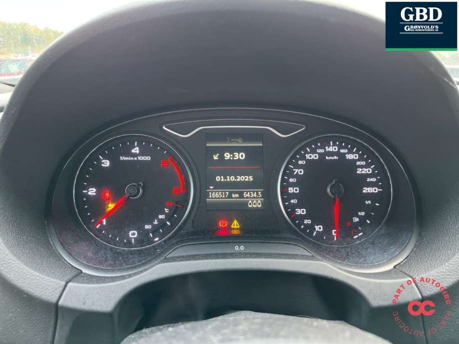 Audi A3 2012-2016 (Type III, Fase 1) , Motorkode: CRLB, Girkassekode: PGS
