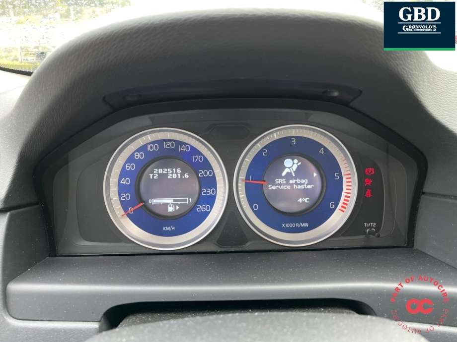 Volvo V70 2007-2013 (Type III, Fase 1) , Motorkode: D4162T, Girkassekode: 36051127