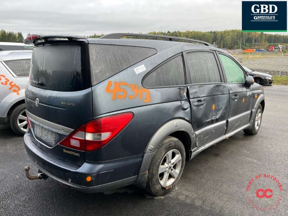 SsangYong Rodius 2005-2013 (Type I) , Motorkode: D27R-056, Girkassekode: 7202700300