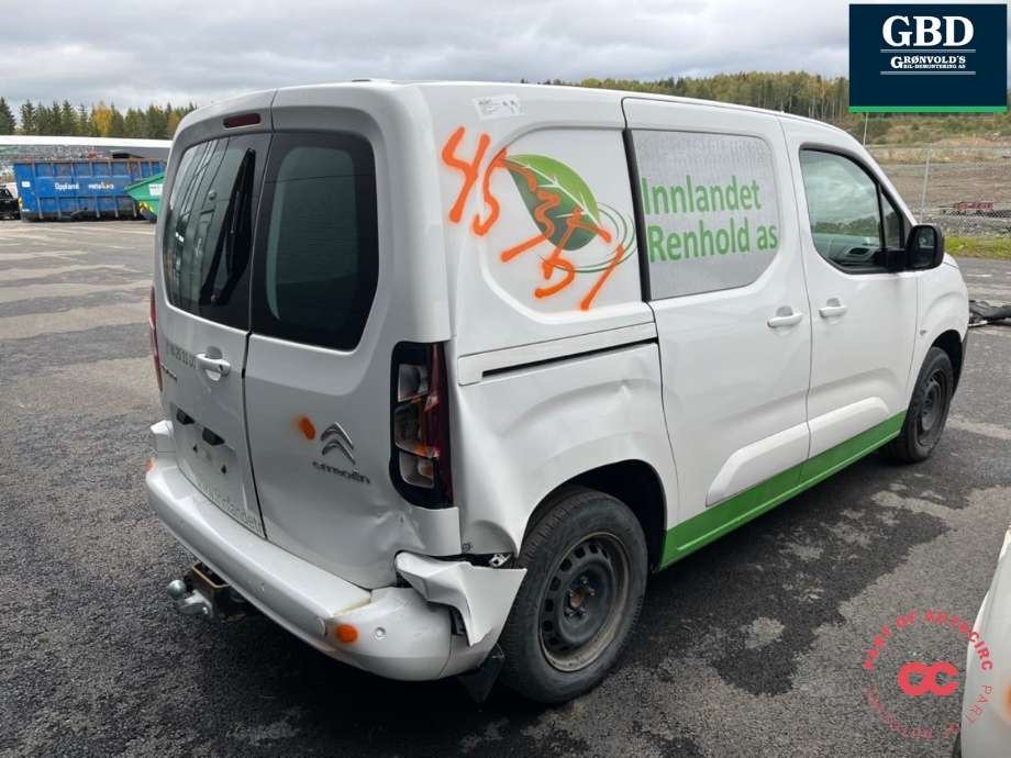 Citroën Berlingo 2019-->> (Type III) , Motorkode: YHY, Girkassekode: 16 230 929 80