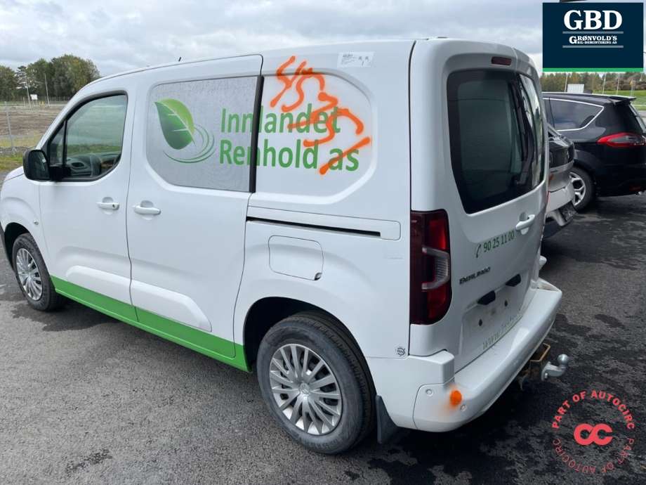 Citroën Berlingo 2019-->> (Type III) , Motorkode: YHY, Girkassekode: 16 230 929 80