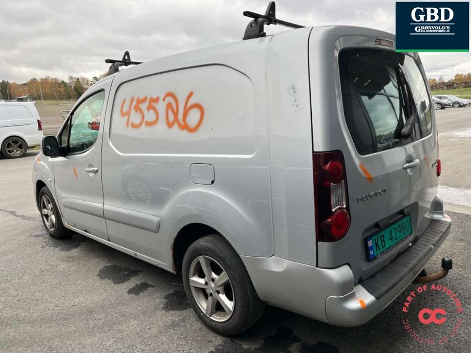 Peugeot Partner 2008-2015 (Type II, Fase 1) , Motorkode: 9H06, Girkassekode: 16 089 352 80