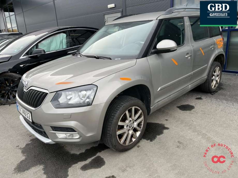 Škoda Yeti 2014-2017 (Fase 2) , Motorkode: CBZB, Girkassekode: QRB