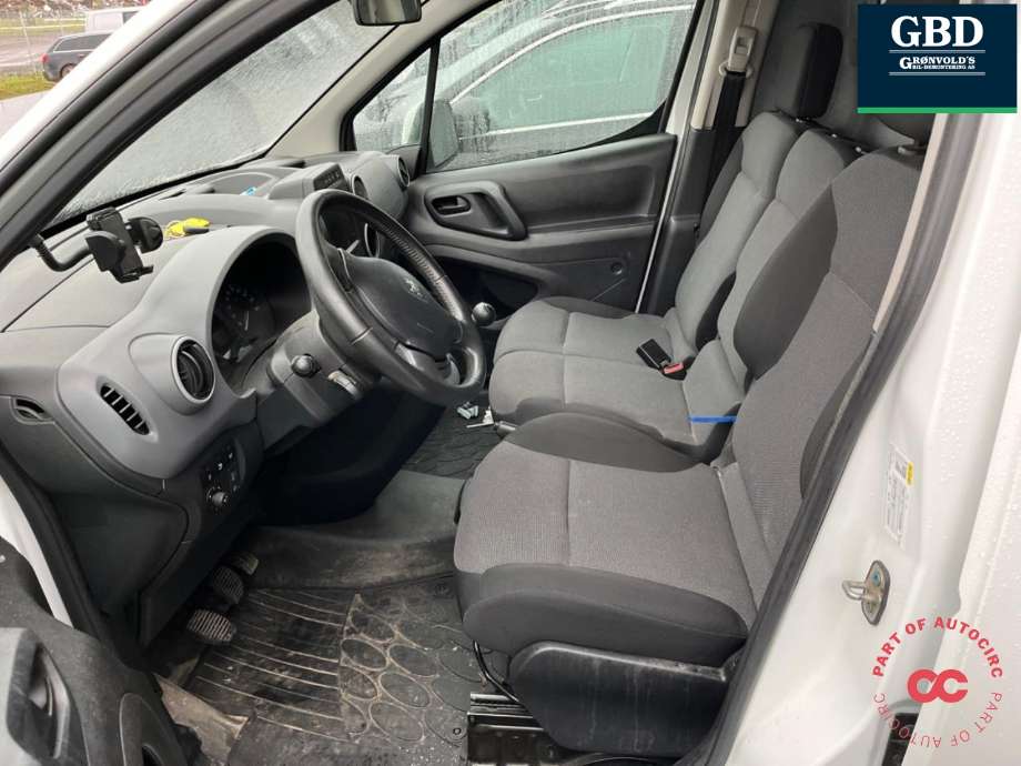 Peugeot Partner 2015-2019 (Type II, Fase 2) , Motorkode: BHY| BH02, Girkassekode: 16 099 833 80