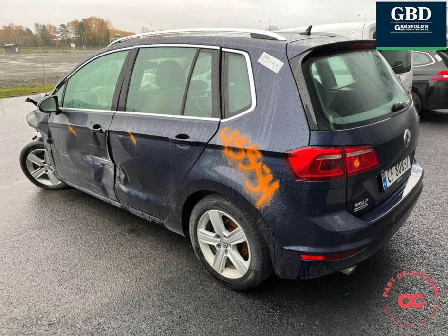 VW Golf Sportsvan 2014-2018 , Motorkode: CXXB, Girkassekode: RER