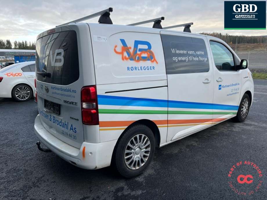 Toyota Proace 2016-->> (Type II) delebil , Motorkode: ZK01, Girkassekode: SU001B2789