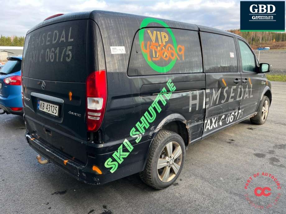 Mercedes Vito/Viano 2010-2014 (Fase 2) (W639) (W639), Motorkode: OM651.940, Girkassekode: A 906 270 35 00