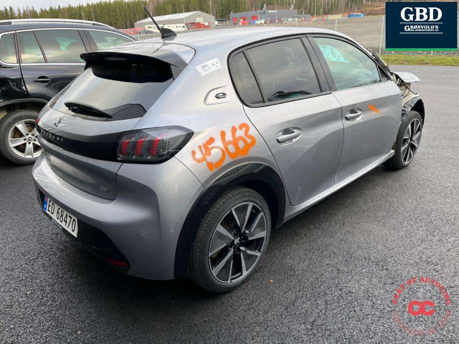 Peugeot e-208 2019-->> , Motorkode: ZKX, Girkassekode:
