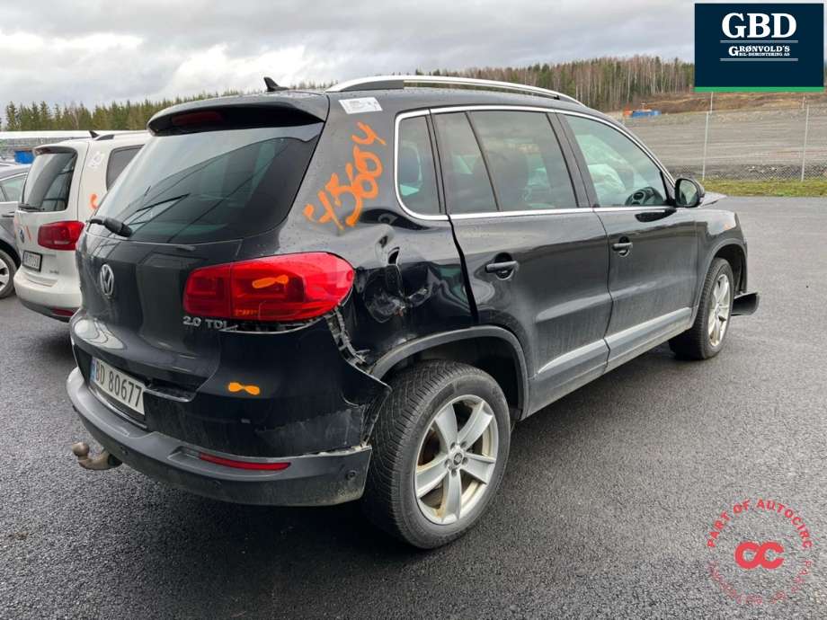 VW Tiguan 2011-2016 (Type I, Fase 2) , Motorkode: CFFB, Girkassekode: NYD