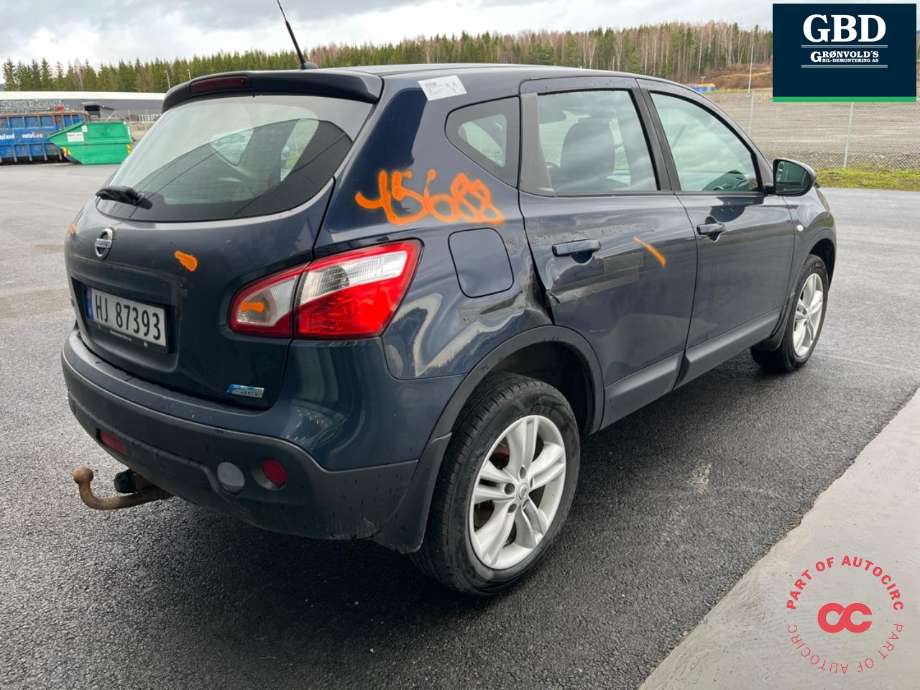 Nissan Qashqai 2010-2014 (Type I, Fase 2) , Motorkode: K9K, Girkassekode: 32010JD50A