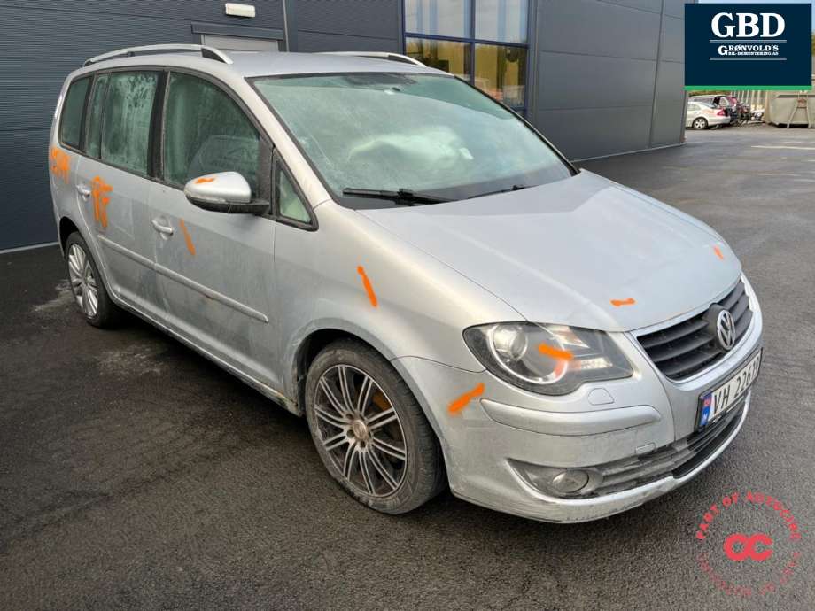 VW Touran 2007-2010 (Type I, Fase 2) , Motorkode: BLS, Girkassekode: KWD