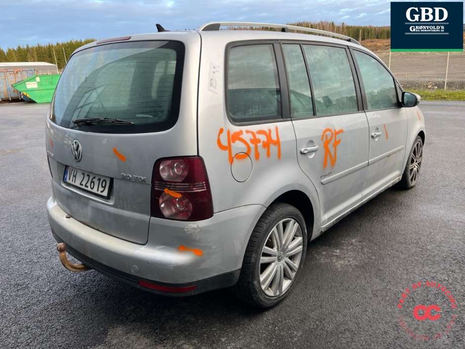 VW Touran 2007-2010 (Type I, Fase 2) , Motorkode: BLS, Girkassekode: KWD