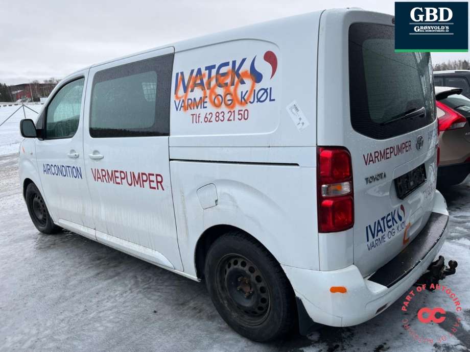 Toyota Proace 2016-->> (Type II) , Motorkode: 3WZ-HV, Girkassekode: SU001-A0798