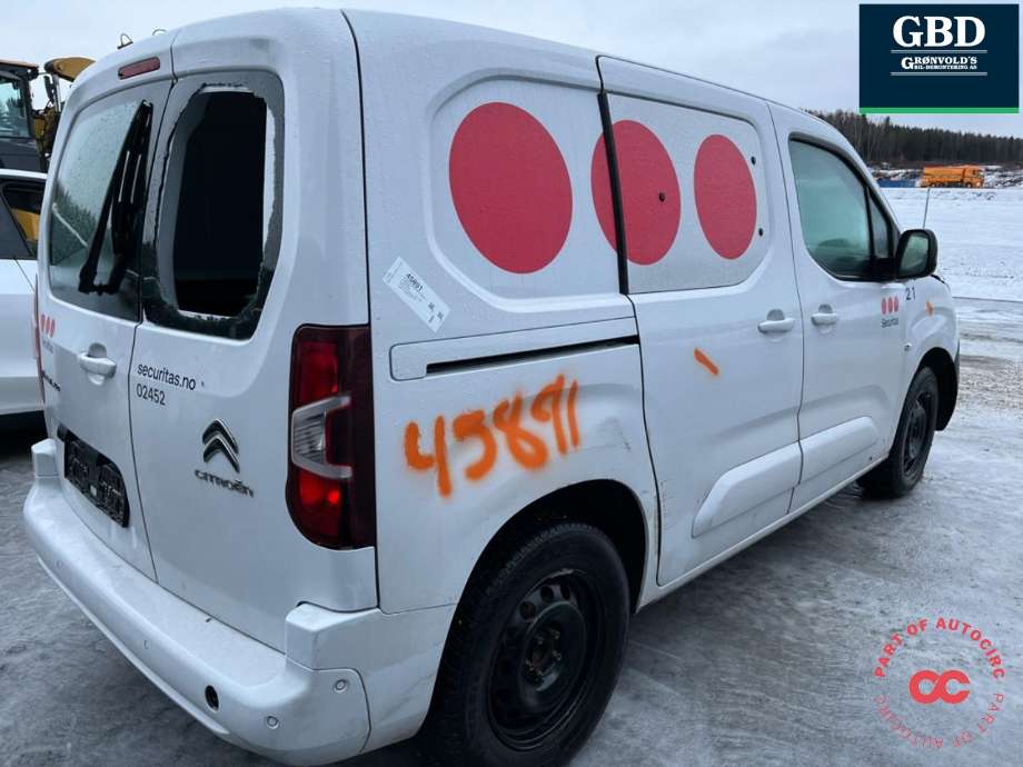 Citroën Berlingo 2019-->> (Type III) , Motorkode: ZKX, Girkassekode: 
