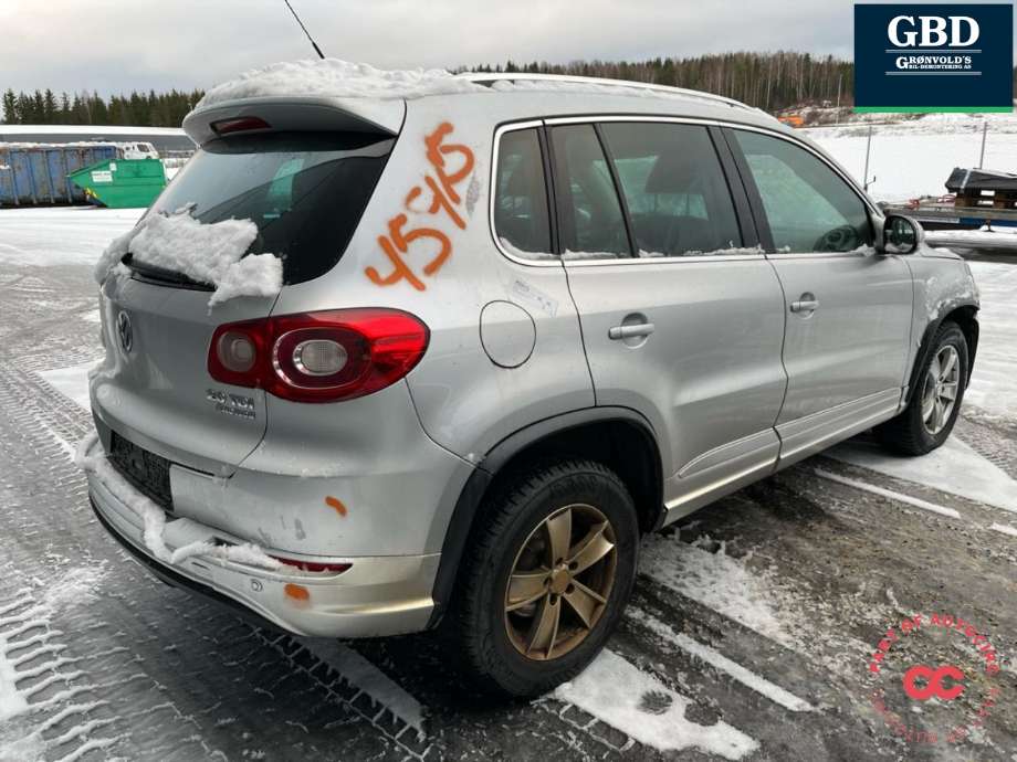 VW Tiguan 2007-2011 (Type I, Fase 1) , Motorkode: CFFB, Girkassekode: LWS