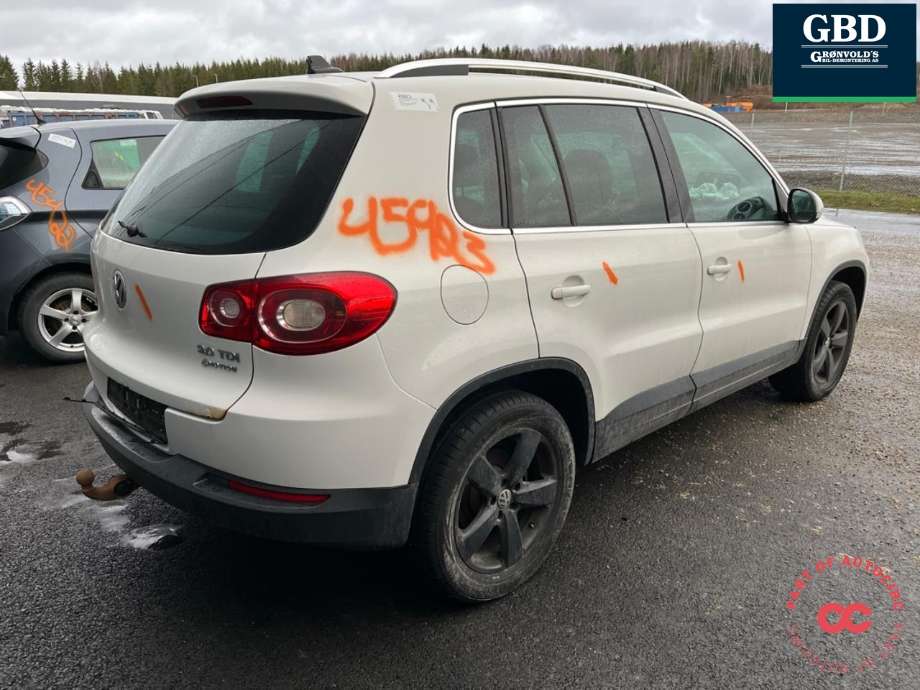 VW Tiguan 2007-2011 (Type I, Fase 1) , Motorkode: CFFB, Girkassekode: LMU