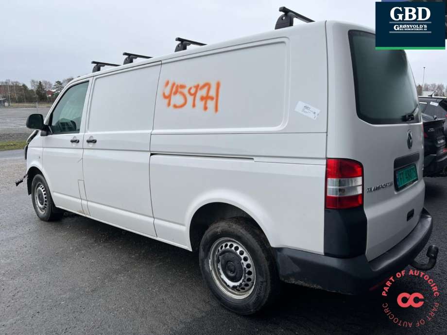 VW Transporter / Caravelle 2009-2015 (Fase 2) (T5) (T5), Motorkode: CAAC, Girkassekode: PAW