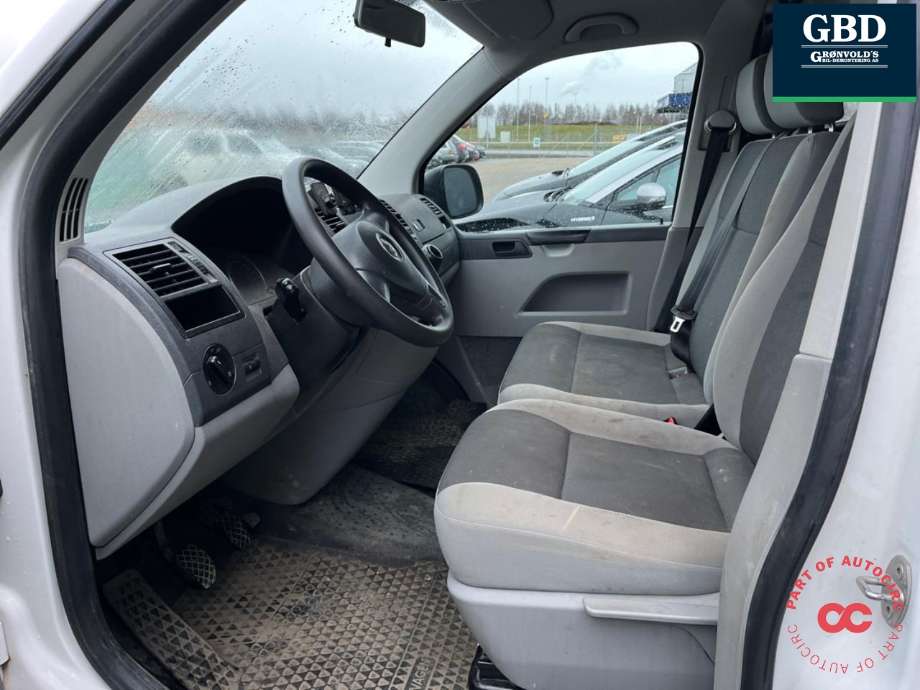 VW Transporter / Caravelle 2009-2015 (Fase 2) (T5) (T5), Motorkode: CAAC, Girkassekode: PAW