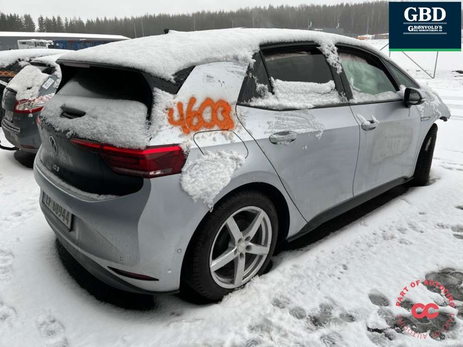 VW ID.3 2020-->> , Motorkode: EBJC, Girkassekode: UYY