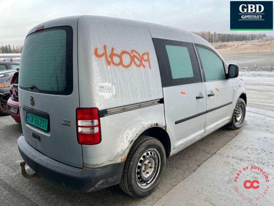 VW Caddy 2010-2015 (Type III, Fase 2) , Motorkode: CAYD, Girkassekode: MLU