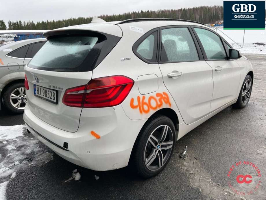 BMW 2-Serie, Active/Gran Tourer 2014-->> (F45/F46) (F45/F46), Motorkode: B38A15A, Girkassekode: 27 20 8 615 258
