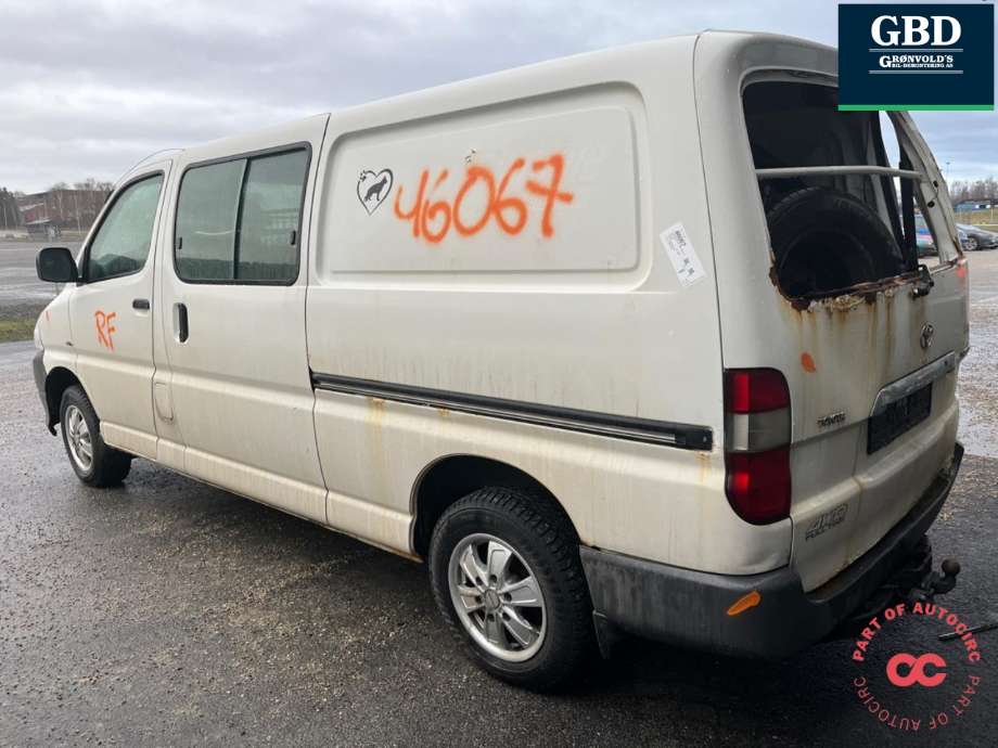 Toyota Hiace 2007-2012 (Fase 3) , Motorkode: 2KD-FTV, Girkassekode: 3303026A60