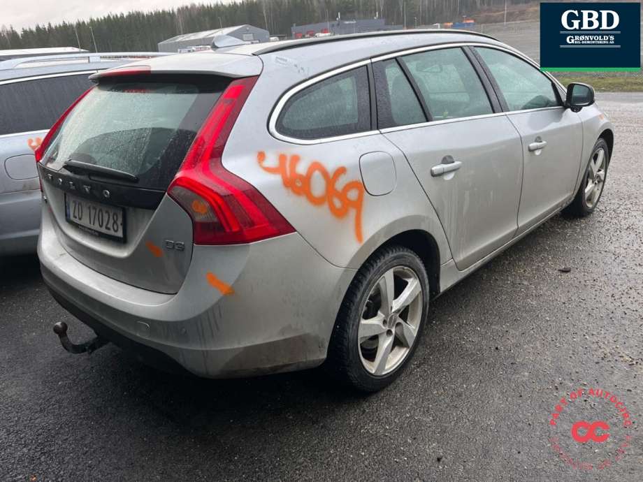 Volvo V60 2010-2013 (Type I, Fase 1) delebil , Motorkode: D5204T2, Girkassekode: 36001863