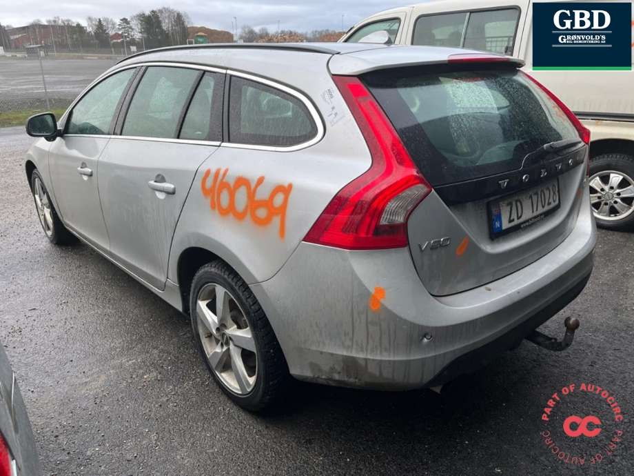 Volvo V60 2010-2013 (Type I, Fase 1) delebil , Motorkode: D5204T2, Girkassekode: 36001863