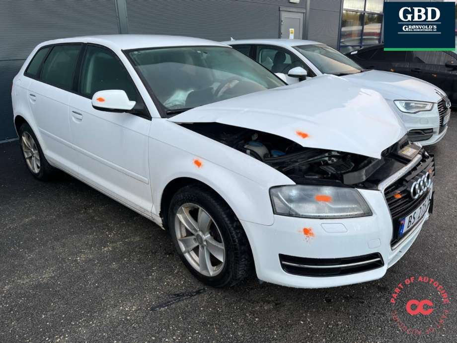 Audi A3 2009-2012 (Type II, Fase 2) , Motorkode: CBZB, Girkassekode: MPQ
