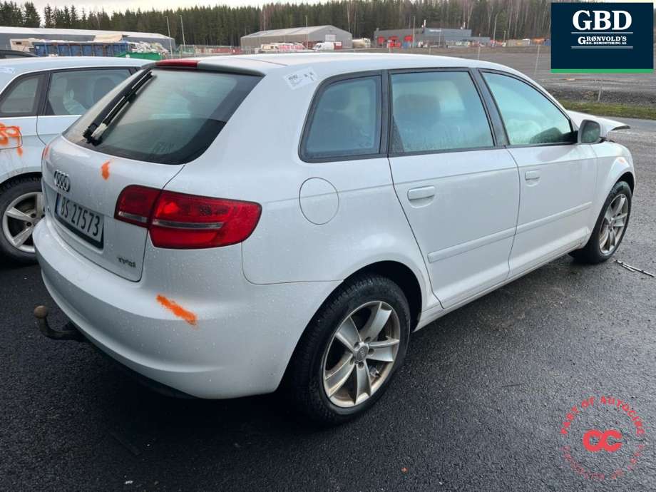 Audi A3 2009-2012 (Type II, Fase 2) , Motorkode: CBZB, Girkassekode: MPQ