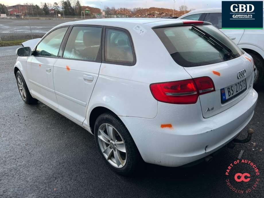 Audi A3 2009-2012 (Type II, Fase 2) , Motorkode: CBZB, Girkassekode: MPQ