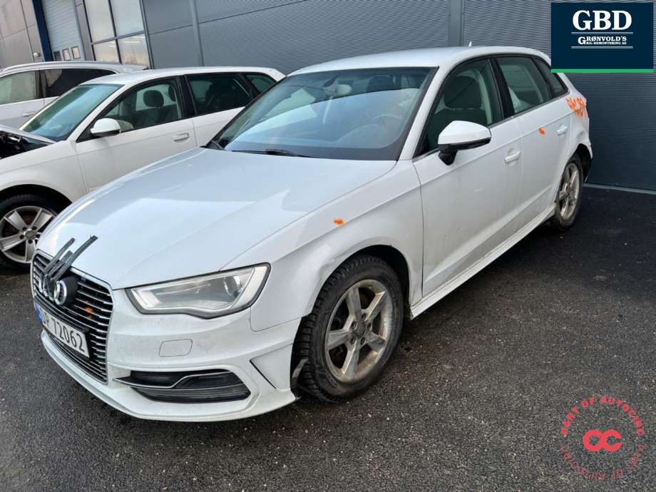 Audi A3 2012-2016 (Type III, Fase 1) , Motorkode: CUKB, Girkassekode: QMU