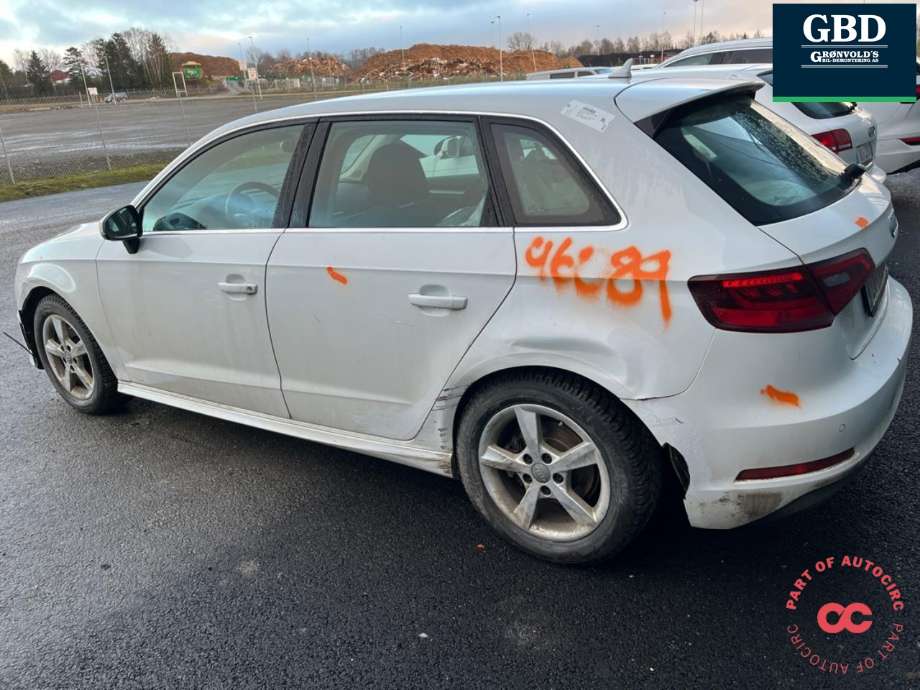 Audi A3 2012-2016 (Type III, Fase 1) , Motorkode: CUKB, Girkassekode: QMU