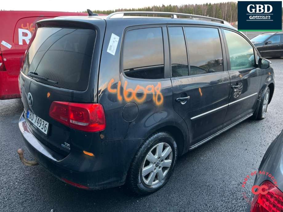 VW Touran 2010-2015 (Type I, Fase 3) , Motorkode: CAYC, Girkassekode: NKA