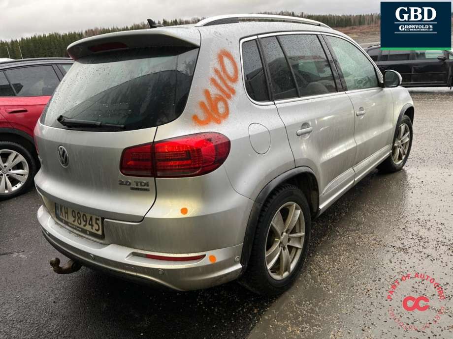 VW Tiguan 2011-2016 (Type I, Fase 2) , Motorkode: CFFB, Girkassekode: NZS