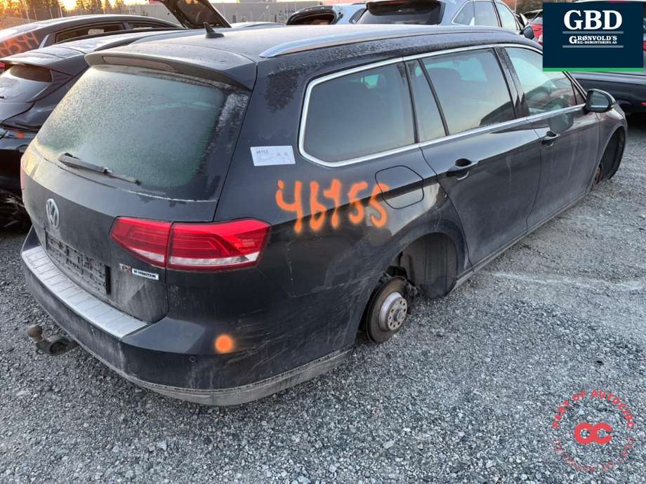VW Passat 2015-2019 (Fase 1) (B8) (B8), Motorkode: DCXA, Girkassekode: REV