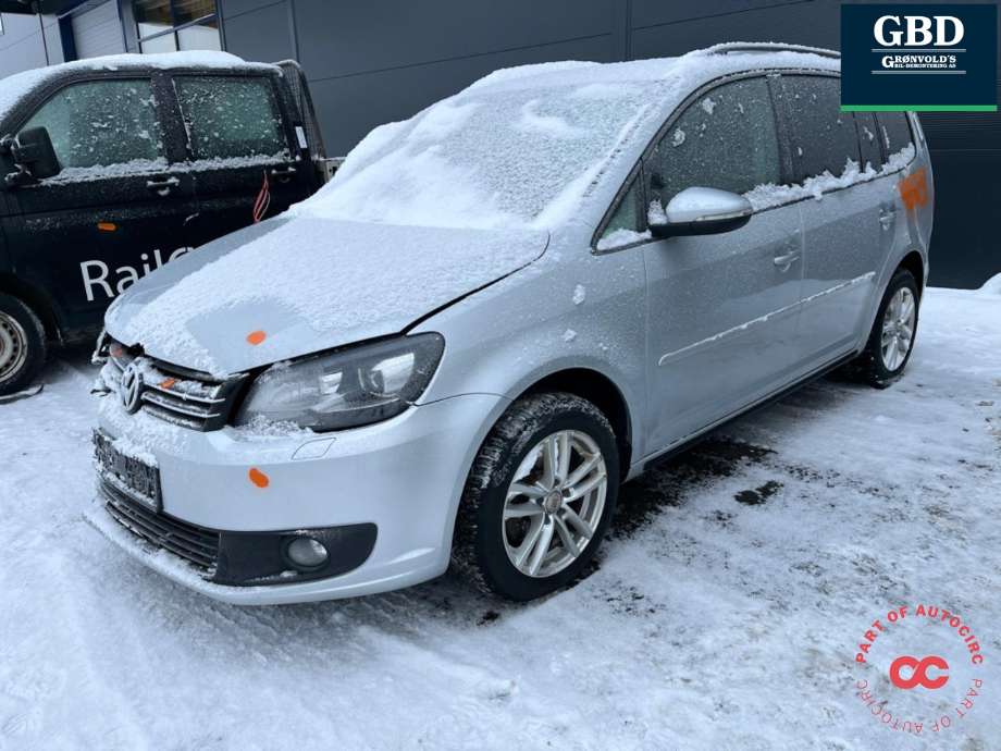 VW Touran 2010-2015 (Type I, Fase 3) , Motorkode: CAYC, Girkassekode: QGY
