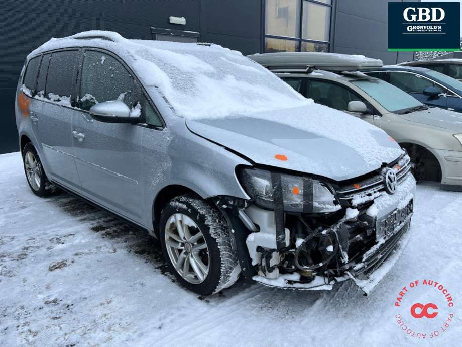 VW Touran 2010-2015 (Type I, Fase 3) , Motorkode: CAYC, Girkassekode: QGY