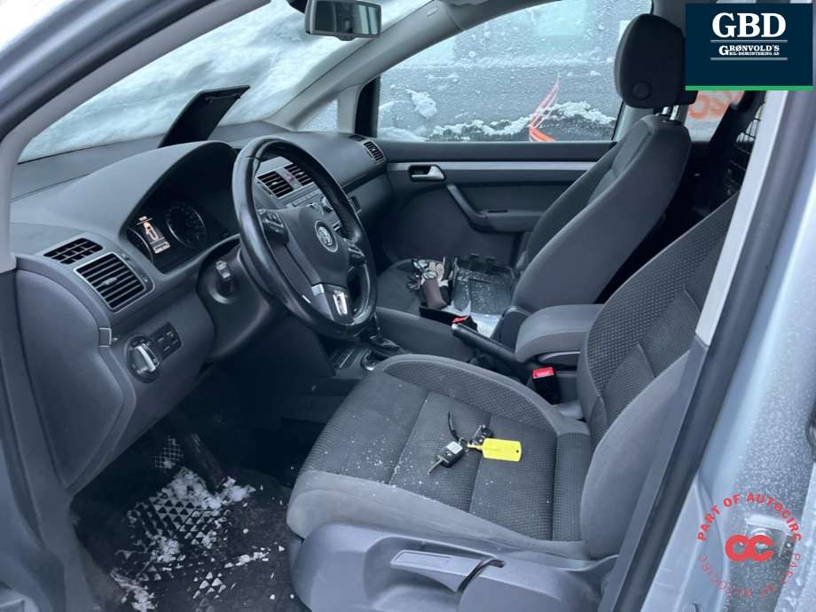 VW Touran 2010-2015 (Type I, Fase 3) , Motorkode: CAYC, Girkassekode: QGY