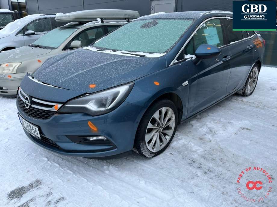 Opel Astra K, 2015->>  delebil , Motorkode: B16DTE, Girkassekode: MYJ| 55599695