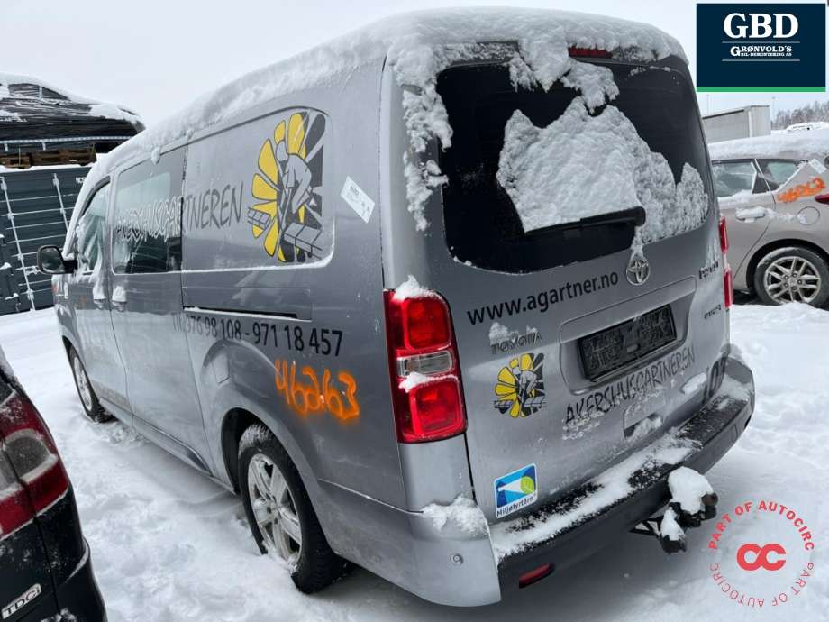 Toyota Proace 2016-->> (Type II) , Motorkode: ZK01, Girkassekode: