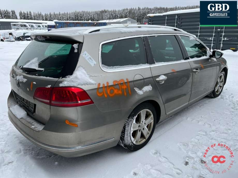 VW Passat 2011-2015 (B7) (B7), Motorkode: CAXA, Girkassekode: NBX